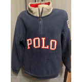 Polo Ralph Lauren Sudadera Niño Talla 7 Azul Estetica 9.99