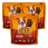 Bifinhos Special Dog Snacks Sabor Carne 400g Kit Com 03 Unid