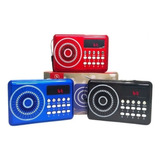 Mini Rádio Digital Bluetooth Fm Usb Micro Sd Auxiliar P2 