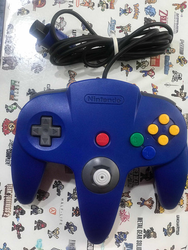 Controle De Nintendo 64 Azul