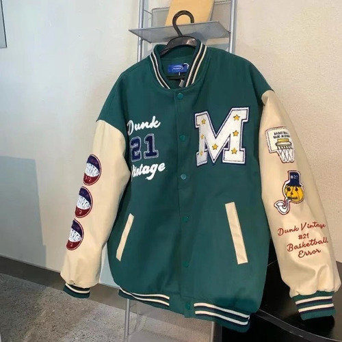 Chaquetas Con Bordado De Letras Uniforme De Béisbol