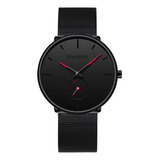 Reloj De Cuarzo Para Hombre, Elegante Y Minimalista, Con Esf