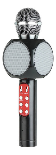 Microfono Karaoke Inalámbrico Bluetooth Fm Radio Led