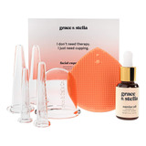 Set De Ventosas Faciales Grace & Stella Con Aceite De Jojoba