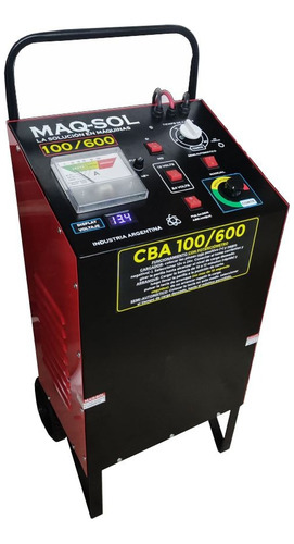 Cargador Arrancador Maqsol Carro 100/600 12v Y 24v Indarg