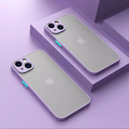 Carcasas De Silicona Color Matte Premium Para iPhone 13 Mini