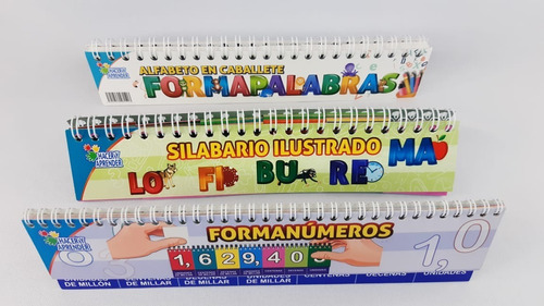  Set 3: Formanúmeros, Formapalabras Y Silabario Ilustrado