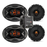 Kit 02 Alto Falante Jbl 6 Pol + 02 6x9 200w Rms + Potência