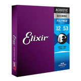 Juego De Cuerdas Elixir Pguitarra Electroacustica Cal012-053