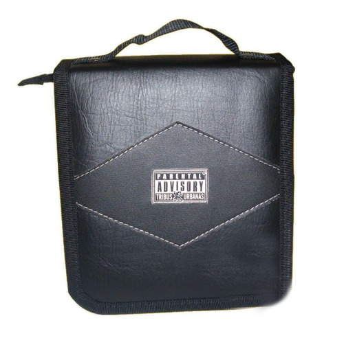 ¡ Estuche Clase Cuero Porta-cd X30 Doble Argolla B/manga !!