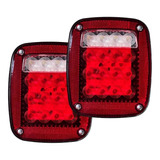 Par Calavera T/ Jeep 16 Led Plafón Remolque Camion Universal