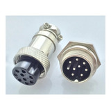 Gx16-9 Juego Conector Circular 9 Pin 16mm M+h Chasis Itytarg