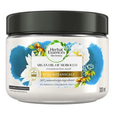 Mascarilla Herbal Essences Aceite de Argán y Aloe 300 ml | MercadoLibre