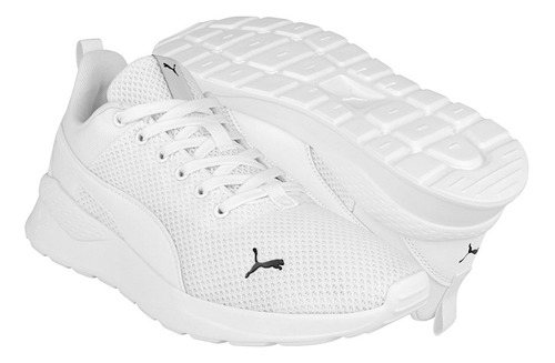 Tenis Joven Puma Anzarun Lite 37200402 Textil Blanco