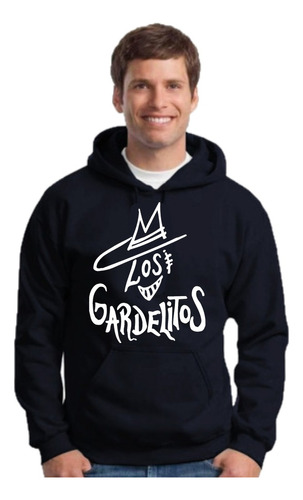 Buzo Negro Los Gardelitos - Canguro - Hoodie - Unisex 