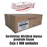 Servilletas De Mesa Papel Tissue 30x30 Cm Excelente 900 Un.