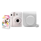 Kit Camera Instax Mini 12 + Bolsa + Filme 10 Foto (branca)