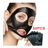 50 Tiras De Máscara De Cabeza Negra Que Elimina Las Espinill
