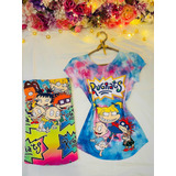 Blusa 2 Pzas. Ropa Regalo Rugrats Carlitos Tommy Reptar Moda