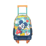 Morral Con Ruedas Mickey Tl M Maleta Infantil Totto Garantía