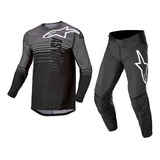 Equipo Conjunto Alpinestars Techstar Graphite Motocross Atv®