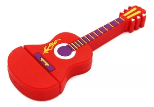 Memoria Usb De 64gb Diseño Forma Figura De Guitarra