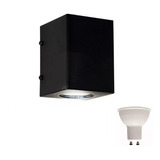 Aplique Unidireccional Exterior Apto Intemperie Exterior Completo Para Instalar Con Dicroica Led 7 W Fria O Calida ! !