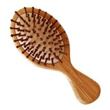 Cepillo De Madera De Bambú Para El Cabello Tamaño Chico