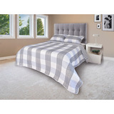 Colcha Squares Doble Vista, Queen Size, Dormireal