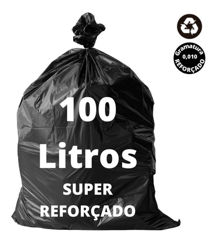 Saco De Lixo 100 Litros Alta Resistencia Uso Pesado Oferta