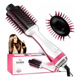 Escova Secadora Gama Glamour Pink Brush 3d 1300w Ceramic Ion