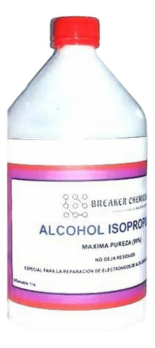 Alcohol Isopropilico 1l Altisima Calidad 99% 
