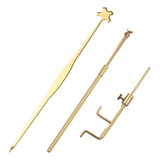 Material Medidor, Juego De Herramientas Doradas. Brass Luthi