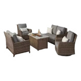 Sala Keter De Jardin Tipo Rattan Para Ext