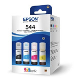 Tinta Epson T544 Kit 4 Botellas Para Impresora L3150/l3110/ 