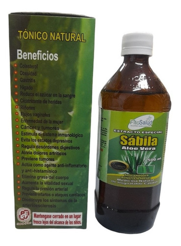 Áloe Verá O Sabila (tónico De 500 Ml )