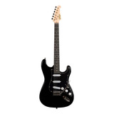 Guitarra Seizi Vintage Shinobi Stratocaster Black Nova!!! Orientação Da Mão Destro