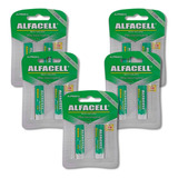 Pilha Aa Recarregavel 2a Alfacell 2300 Mah 1.2v 10 Unidades