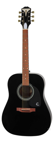 Guitarra EpiPhone Acústica Pro-1 Negra Dreadnought