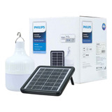 Ampolleta Philips Smartbright Recargable + Panel Solar 700lm