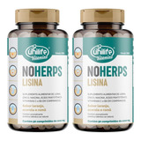 Kit 2 Noherps Lisina Com Vitaminas 90 Comprimidos. - Unilife