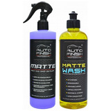 Autofinish Kit Pintura Mate Wrap Shampoo Y Detallador  500ml