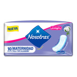 Toallitas Femeninas Nosotras Maternidad 10 U