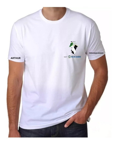 Camisa Camiseta Ou Regata Uniforme Escolar Estadual Rj