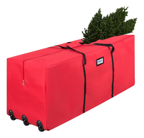 Bolsa De Almacenamiento Grande Para Árbol De Navidad Rojo