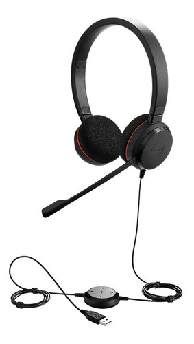 Diadema Jabra Evolve 20 Stereo-usb Con Cancelacion De Ruido