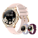 Reloj Smartwatch Para Dama Con Piedras 3 Pulsos