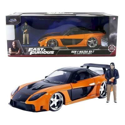 Han Y Mazda Rx-7 - Rápido Y Furioso - 1\u002F24 - Jada Naranja | Envío gratis