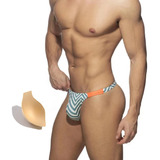 Bañador Sexy De Tiro Bajo Para Hombre Bikini Con Tanga Tra