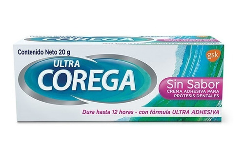 Corega Adhesivo Para Prótesis Dentales Ultra Crema 20g